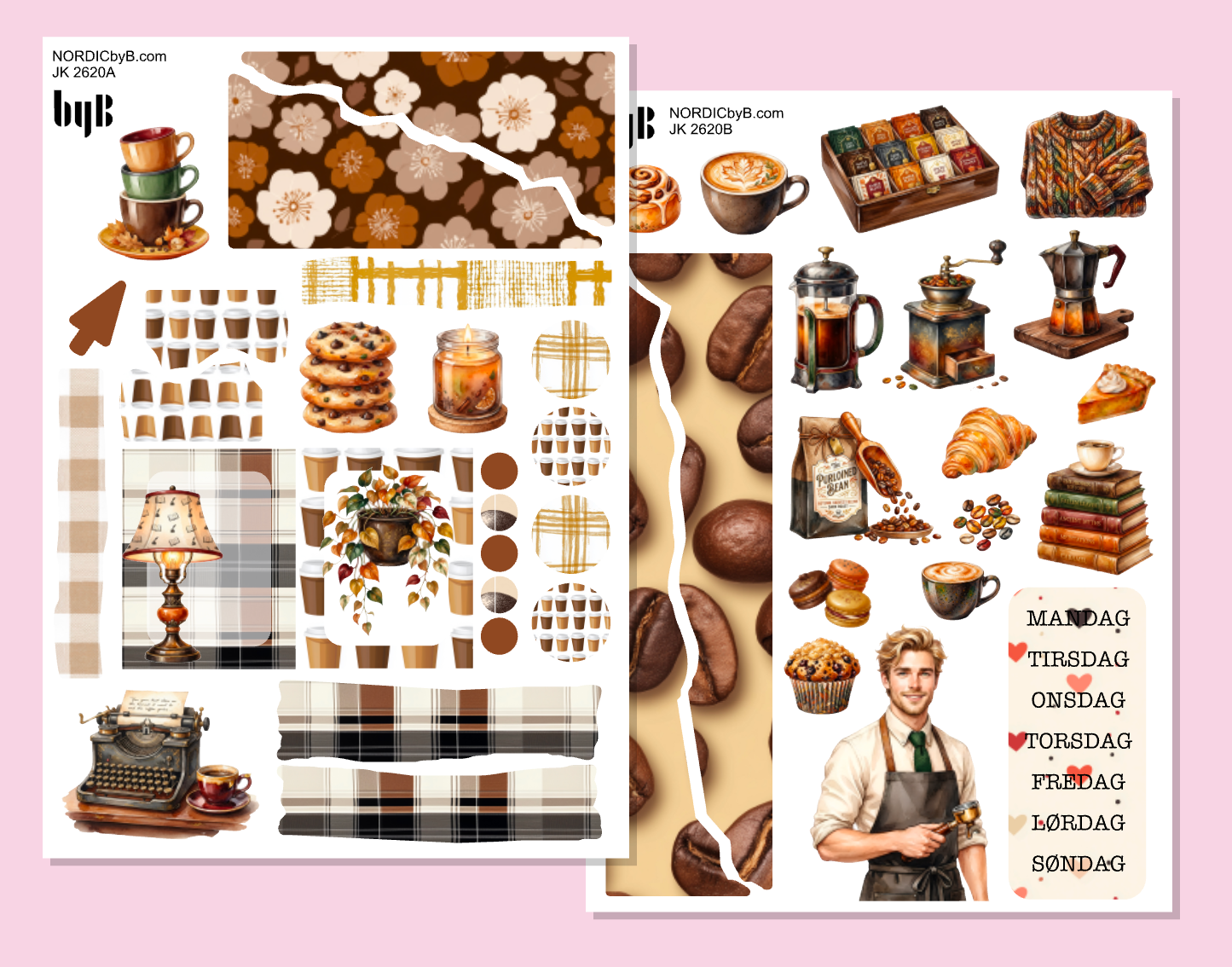 2620 Fall Coffee Journaling Kit - 2 ark