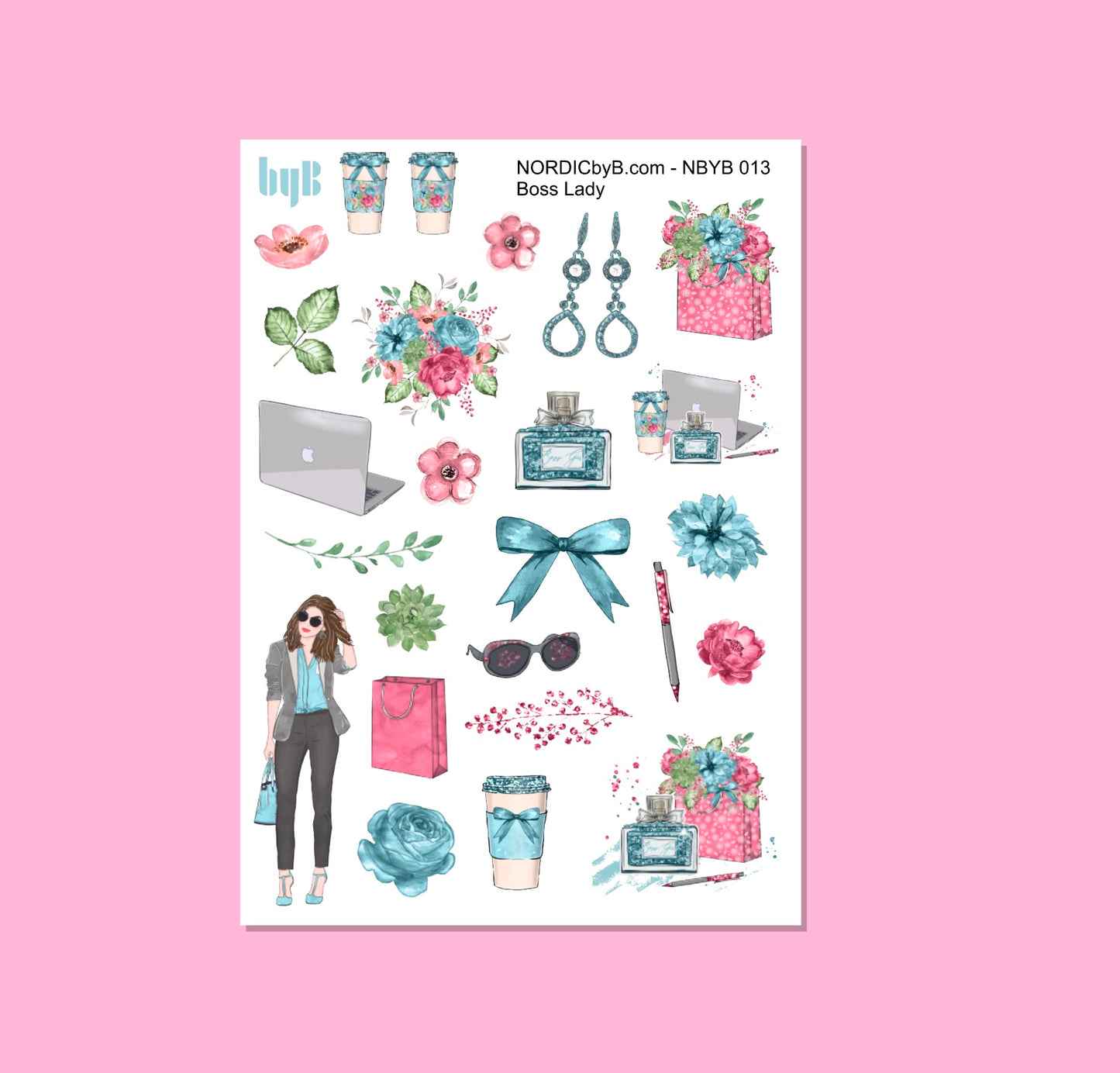 BOSS LADY - Sticker Sheet