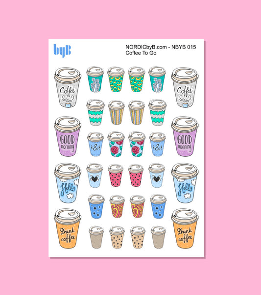 COFFEE TO GO - Sticker Sheet