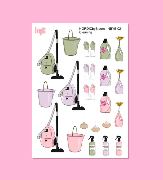 CLEANING - Sticker Sheet