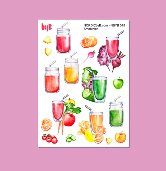 Smoothie Sticker Sheet