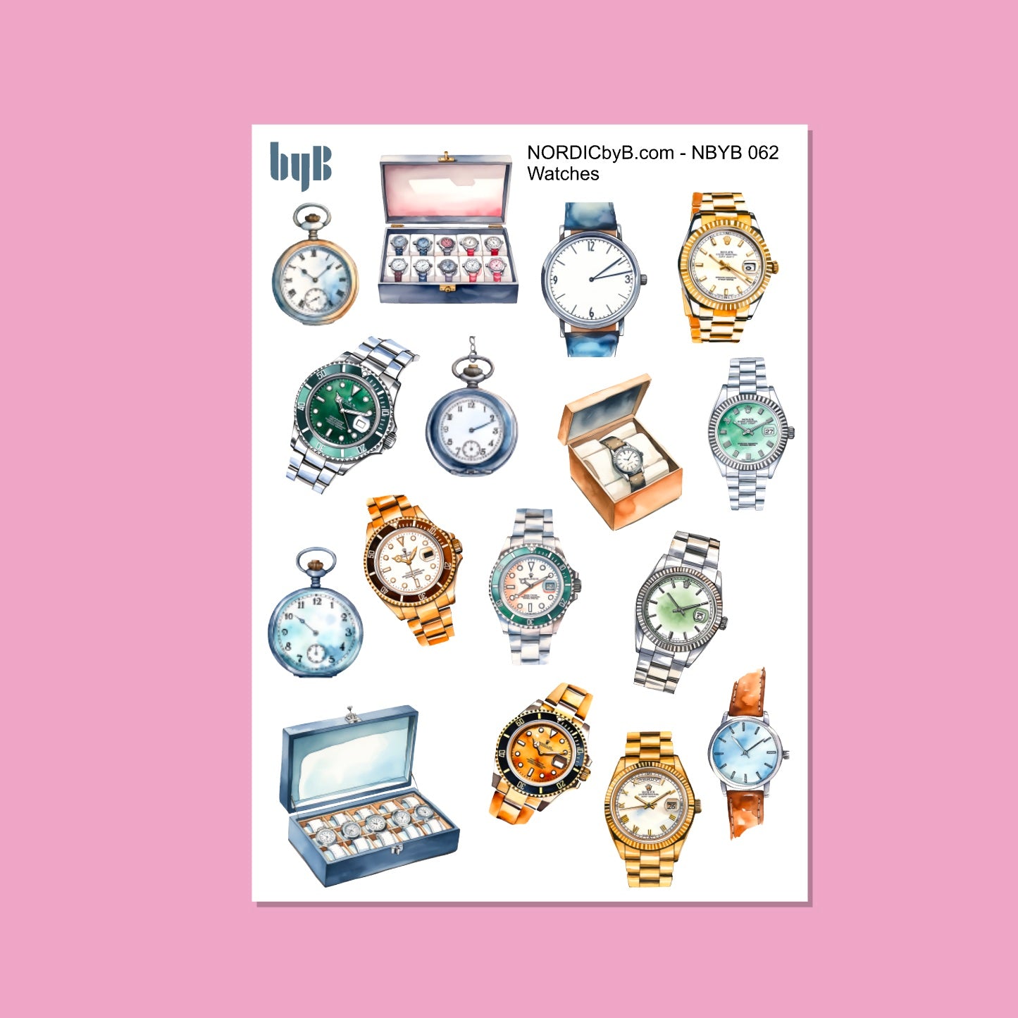 WATCHES - Sticker Sheet