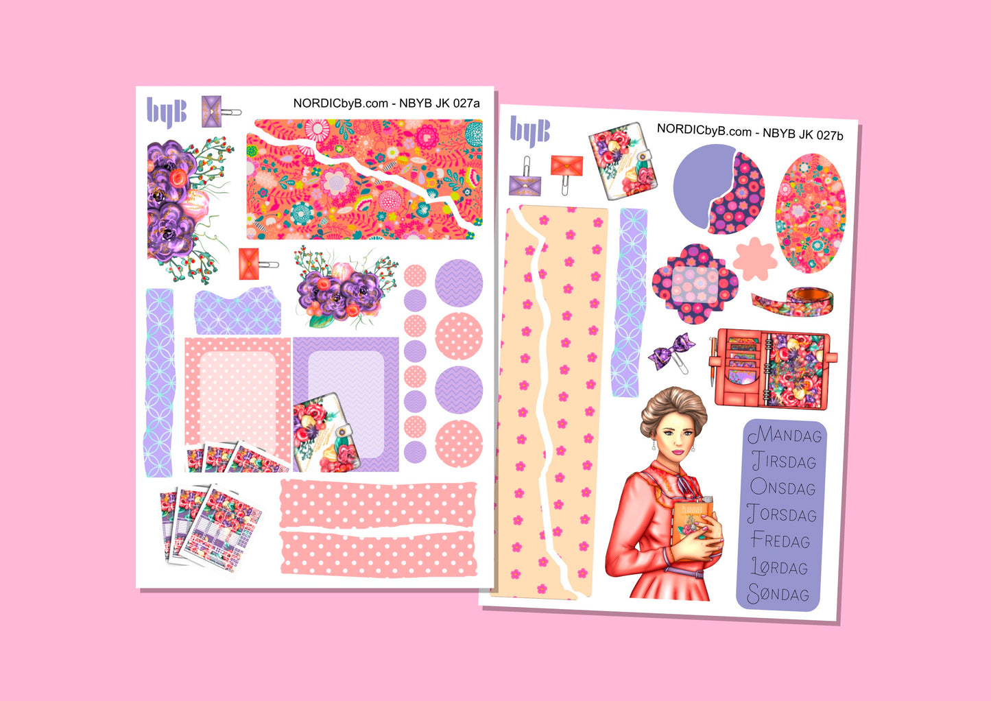 Journaling Sticker Kit 2 pages