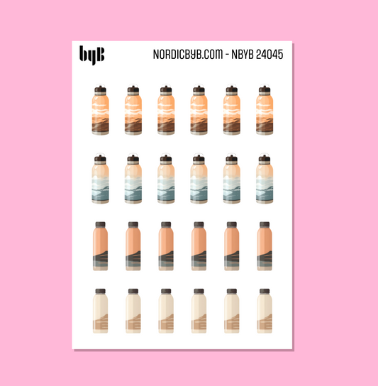 Waterbottle Sticker Sheet