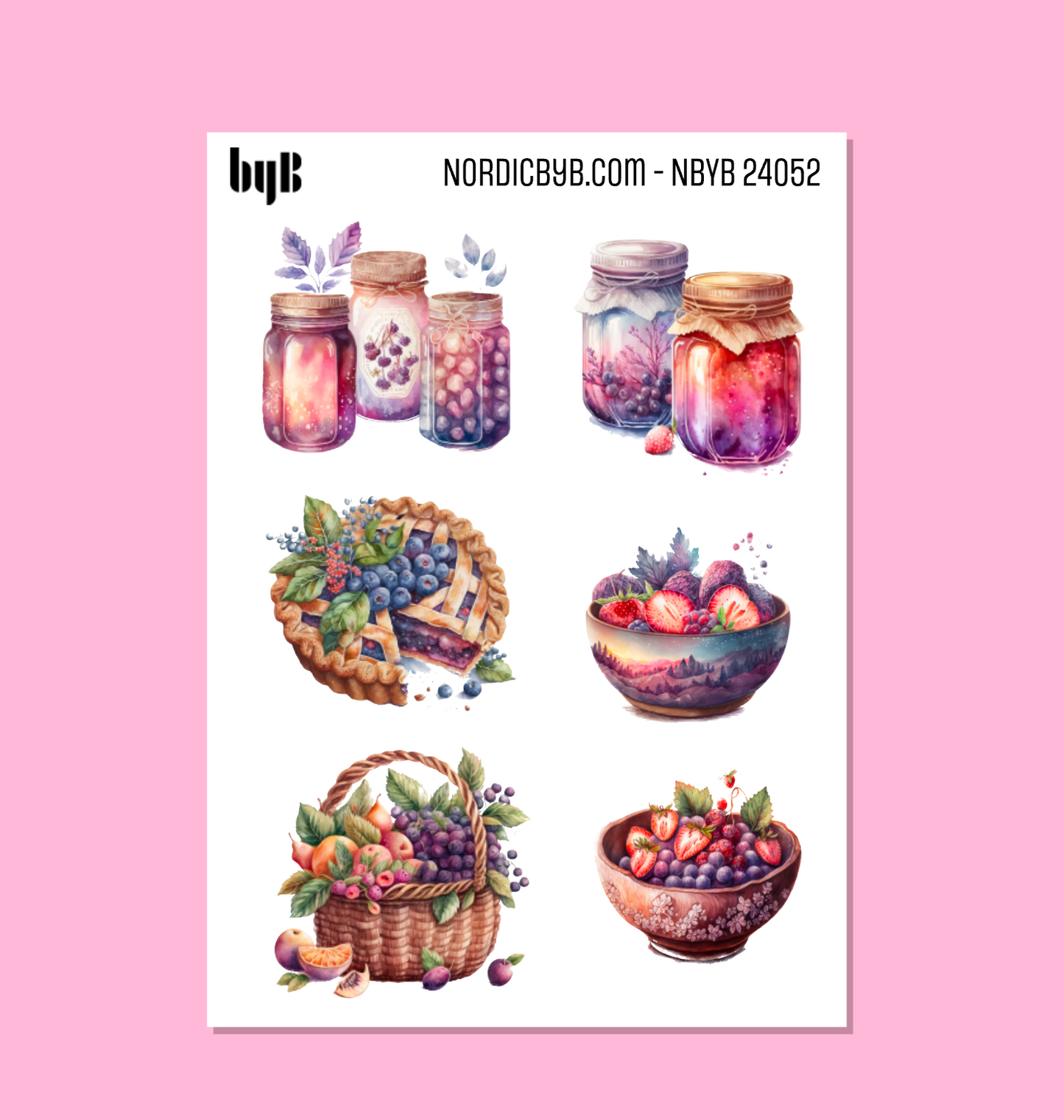 Fruits Sticker Sheet