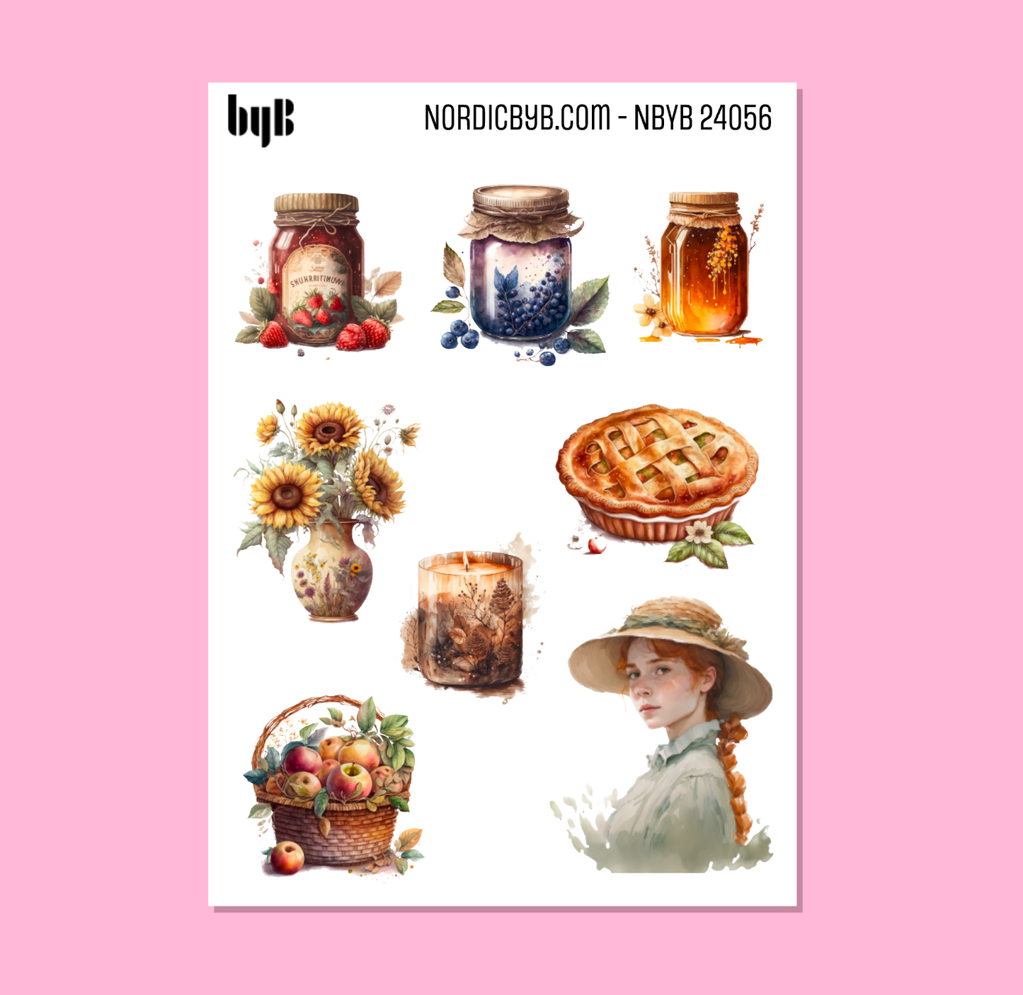 Country Core Sticker Sheet