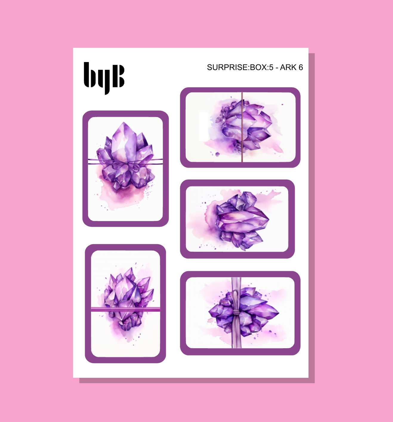 SURPRISE:BOX:5 STICKERS - FEBRUAR 2024