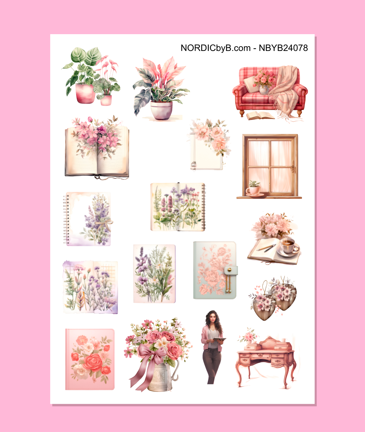 Planner & Home Decor Sticker Sheet