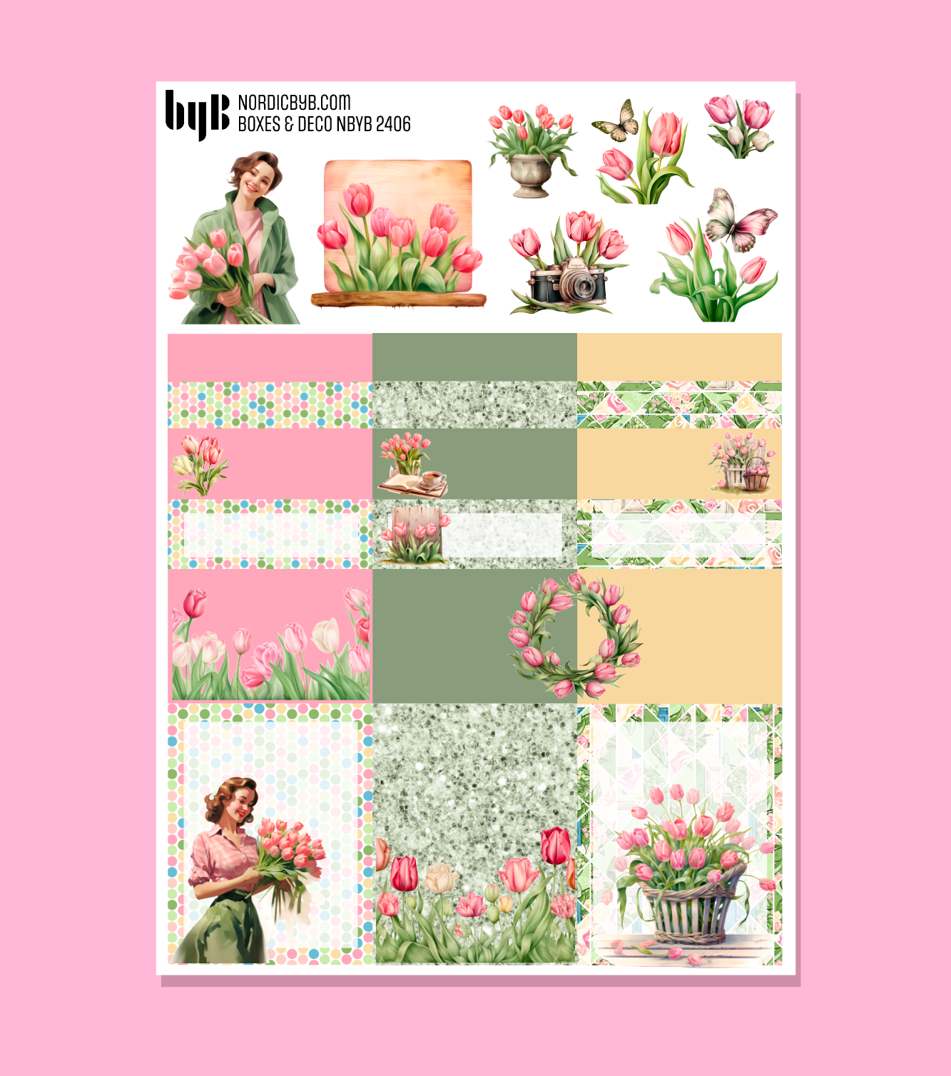2406 TULIP Boxes & Deco