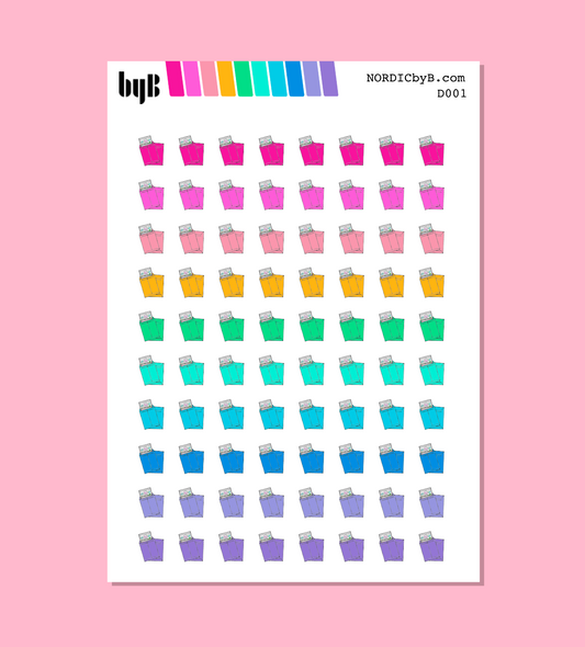 Colorful Doodle Icons - MAIL