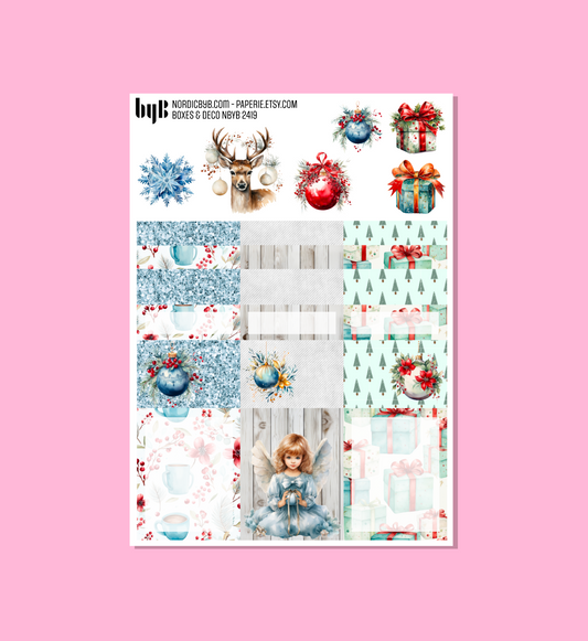 2419 BOXES & DECO CHRISTMAS DECOR