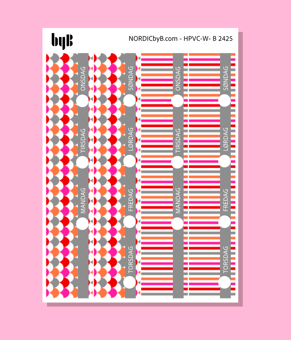 KIT 2425 WEEKLY PAGES - HAPPY PLANNER CL.VERT.