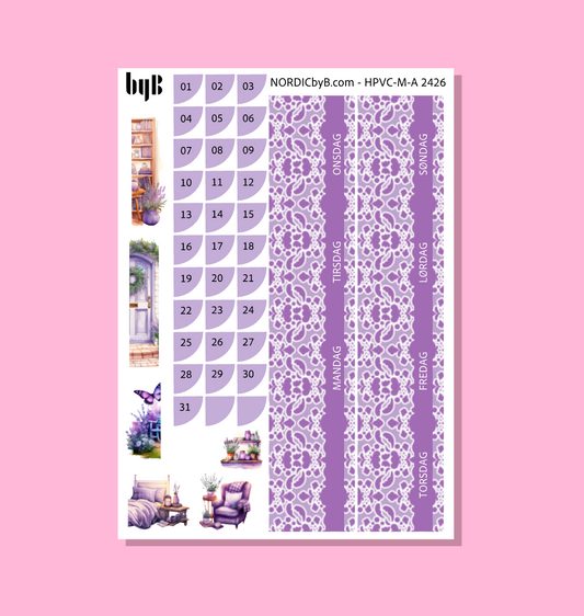 KIT 2426 MONTH PAGE - HAPPY PLANNER CL.VERT.
