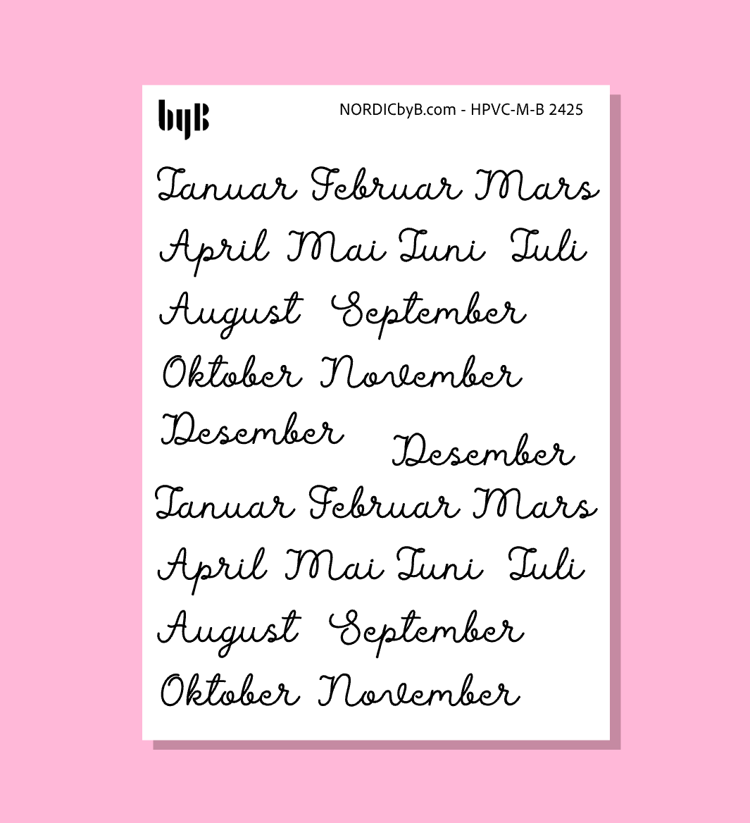 KIT 2426 MONTH PAGE - HAPPY PLANNER CL.VERT.