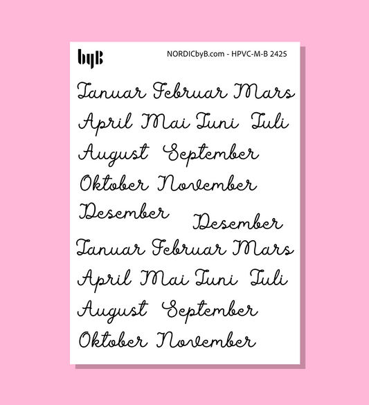 KIT 2544 MONTH PAGE - HAPPY PLANNER CL.VERT.