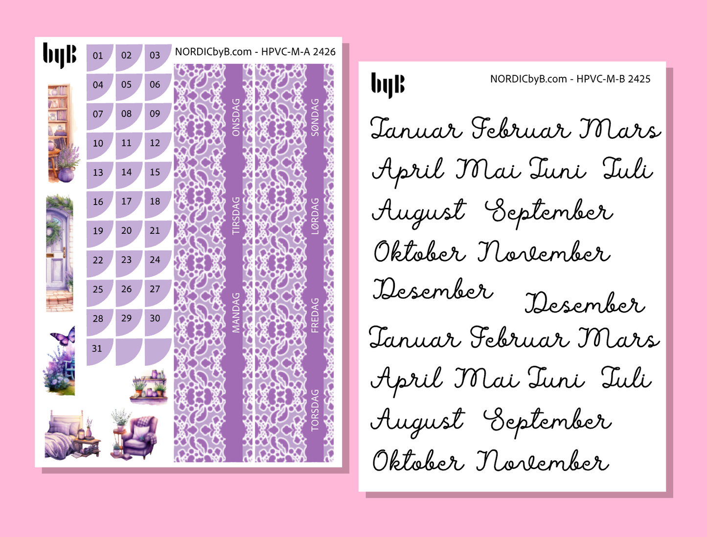 KIT 2426 MONTH PAGE - HAPPY PLANNER CL.VERT.