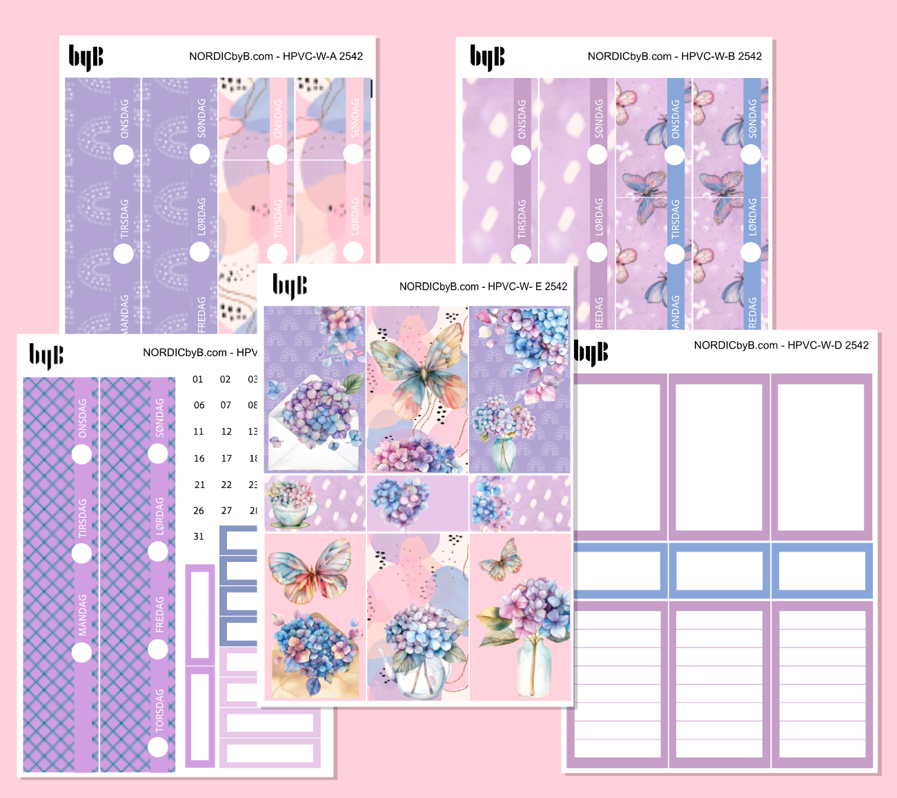 KIT 2542 WEEKLY PAGES - HAPPY PLANNER CL.VERT.