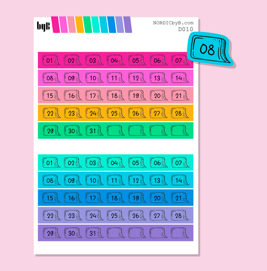 Colorful Doodle Icons - DATOER x 2