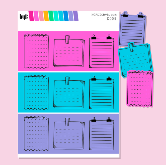 Colorful Doodle Icons - BOXER - LISTER
