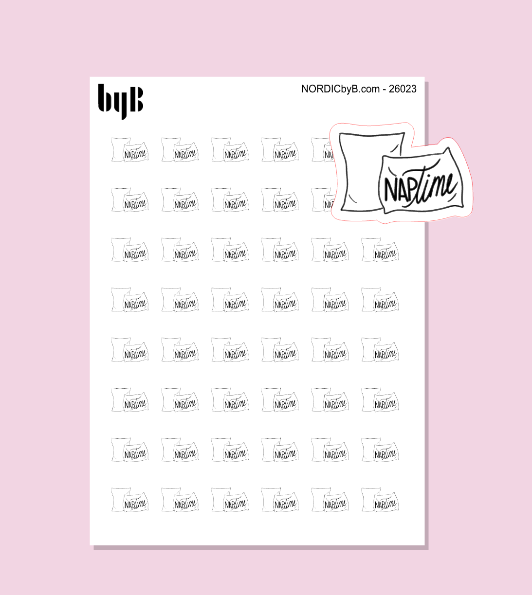 NapTime Icon Stickers