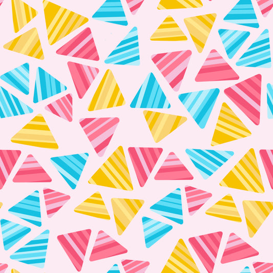 Cotton Poplin Fabric: Signature Triangles - 0,5 m