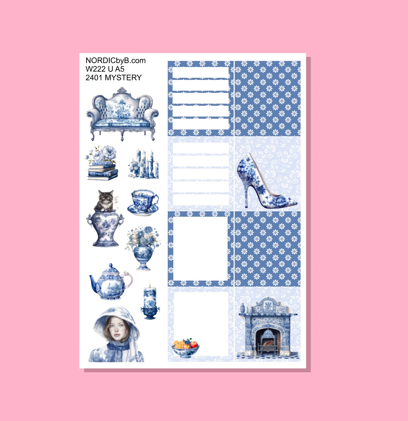 2401 MYSTERY Wonderland222 Unstacked A5 MiniKit