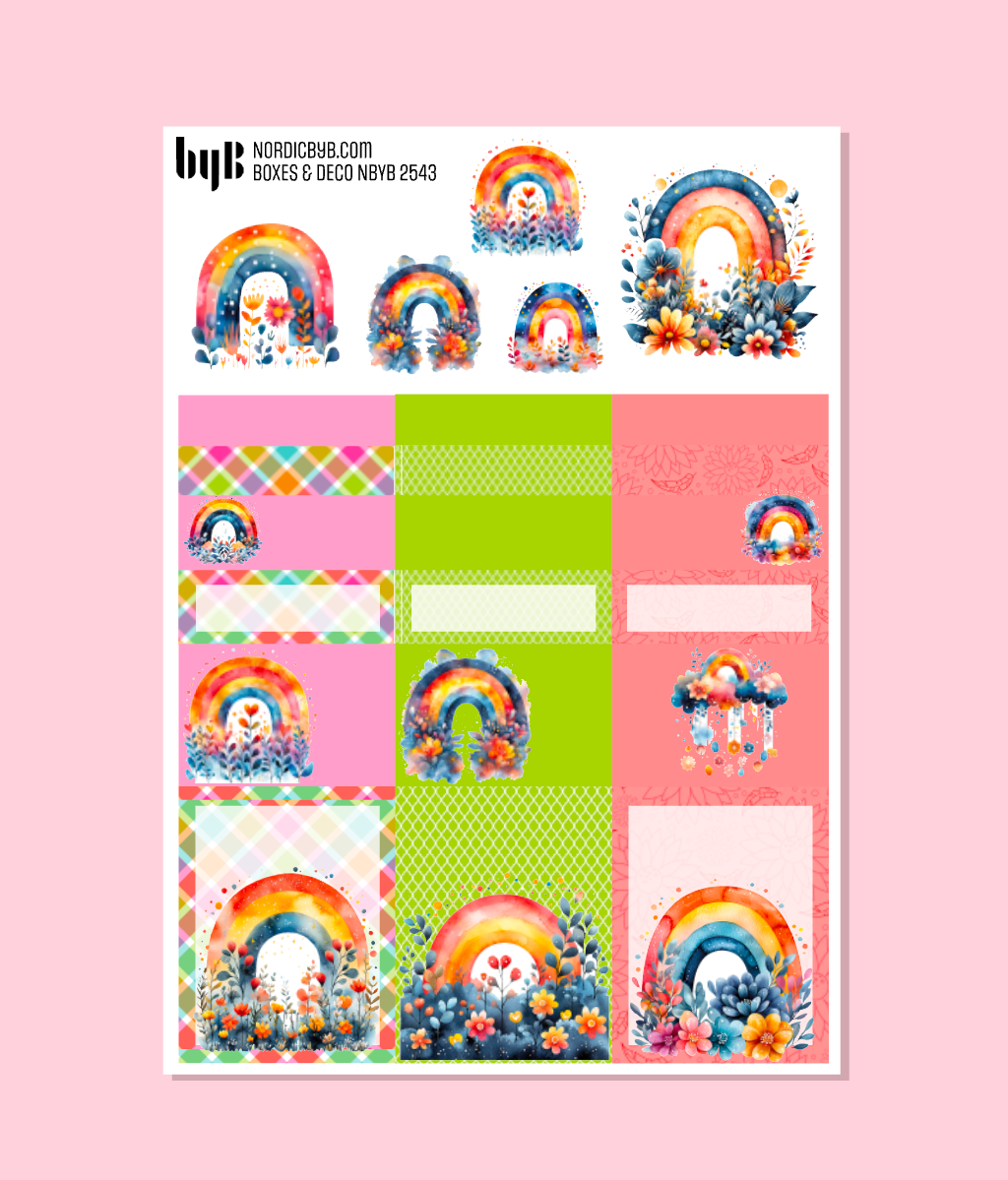 2543 BOXES & DECO RAINBOW