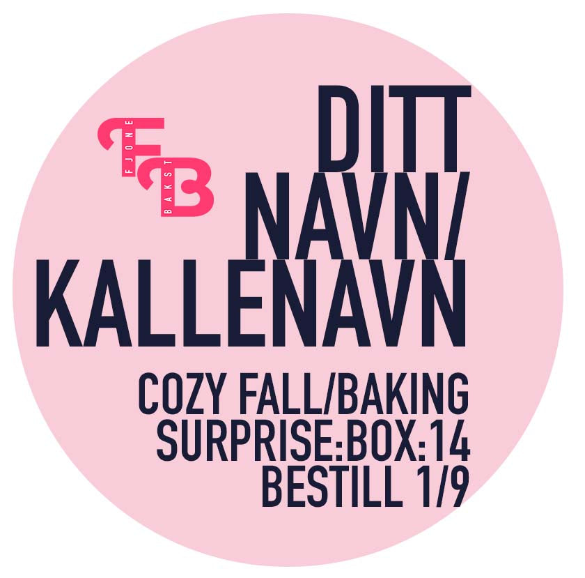 SURPRISE:BOX:14 - COZY FALL - BAKING