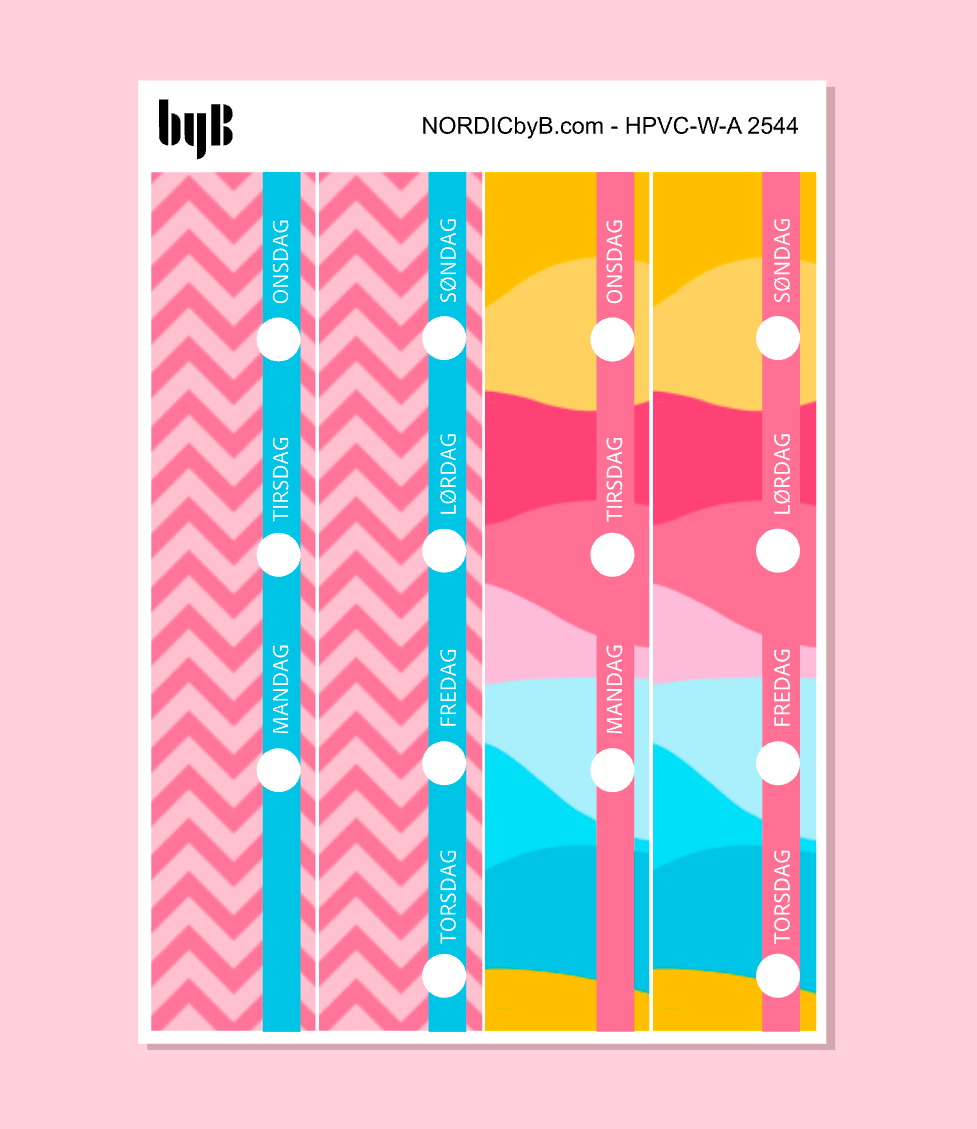KIT 2544 WEEKLY PAGES - HAPPY PLANNER CL.VERT.