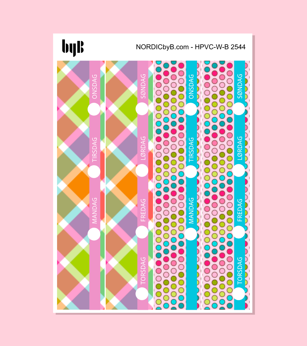 KIT 2544 WEEKLY PAGES - HAPPY PLANNER CL.VERT.