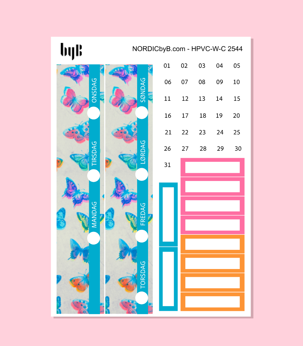 KIT 2544 WEEKLY PAGES - HAPPY PLANNER CL.VERT.