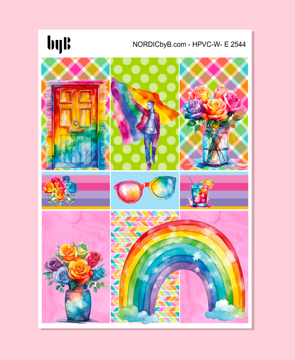 KIT 2544 WEEKLY PAGES - HAPPY PLANNER CL.VERT.