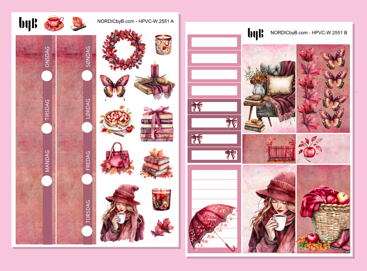 KIT 2551 - 2 SHEET KIT - HAPPY PLANNER CL.VERT.