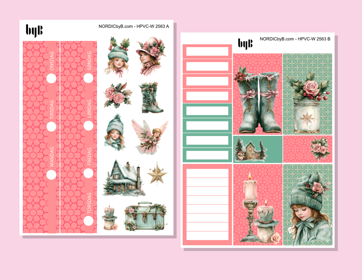 KIT 2563 - 2 SHEET KIT - HAPPY PLANNER CL.VERT.