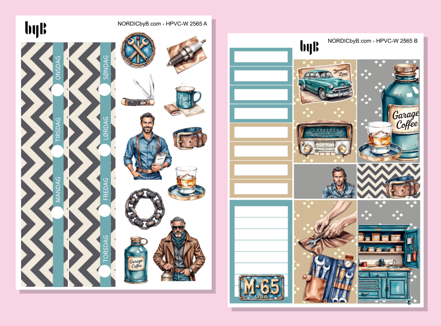 KIT 2565 - 2 SHEET KIT - HAPPY PLANNER CL.VERT.