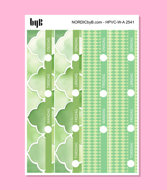 KIT 2541 WEEKLY PAGES - HAPPY PLANNER CL.VERT.