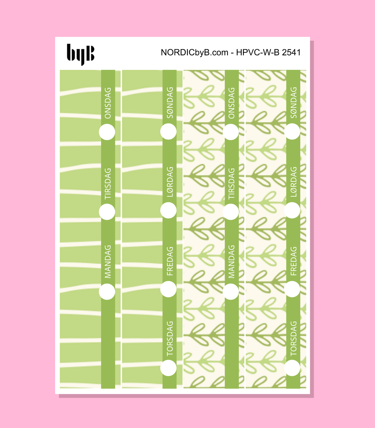 KIT 2541 WEEKLY PAGES - HAPPY PLANNER CL.VERT.