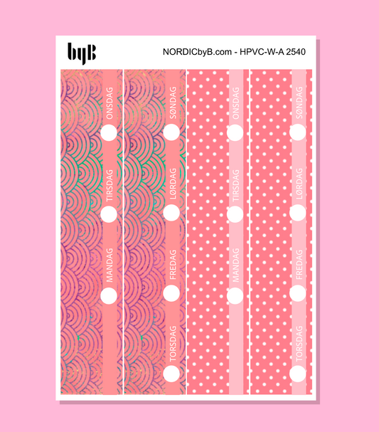 KIT 2540 WEEKLY PAGES - HAPPY PLANNER CL.VERT.