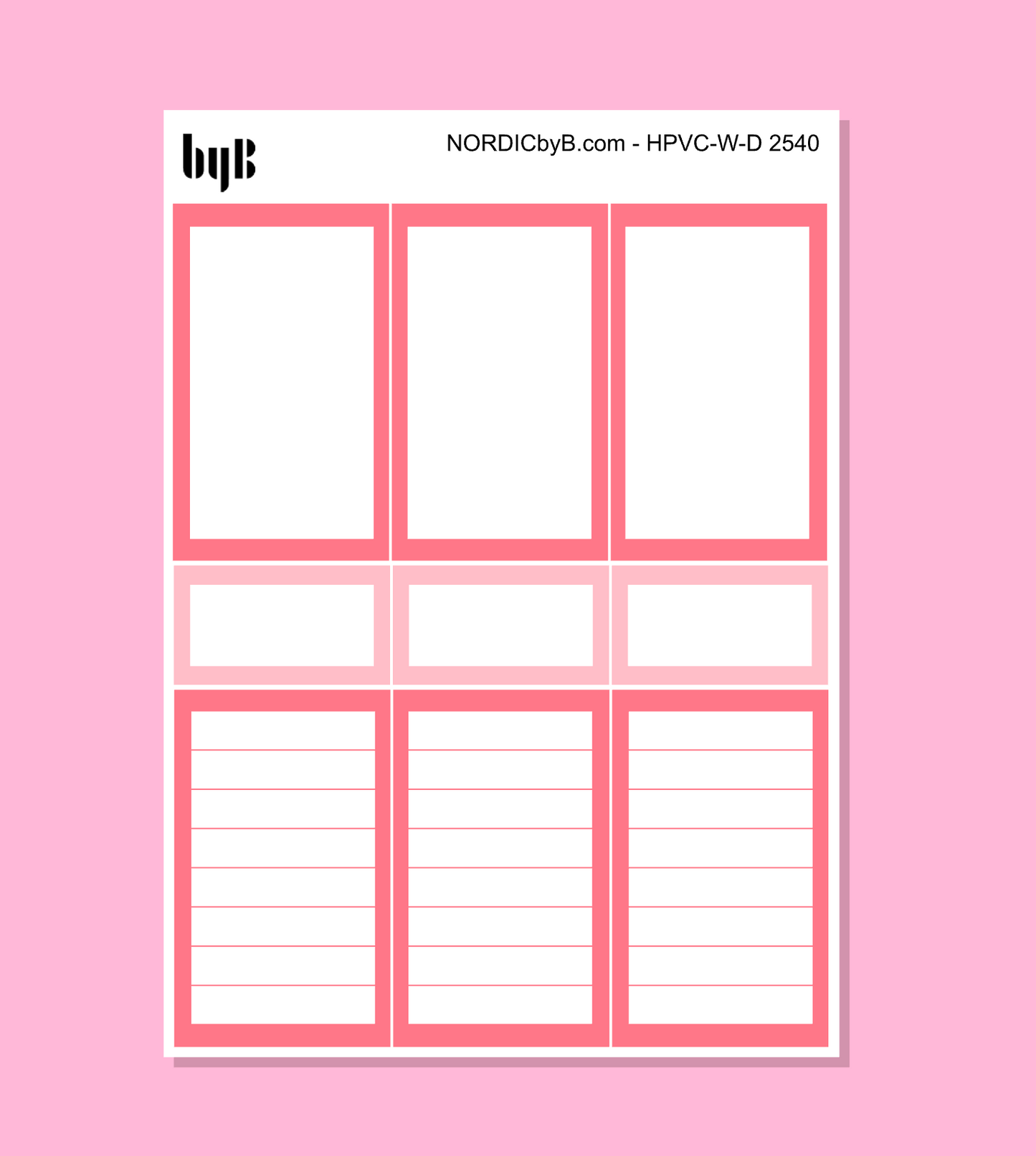KIT 2540 WEEKLY PAGES - HAPPY PLANNER CL.VERT.
