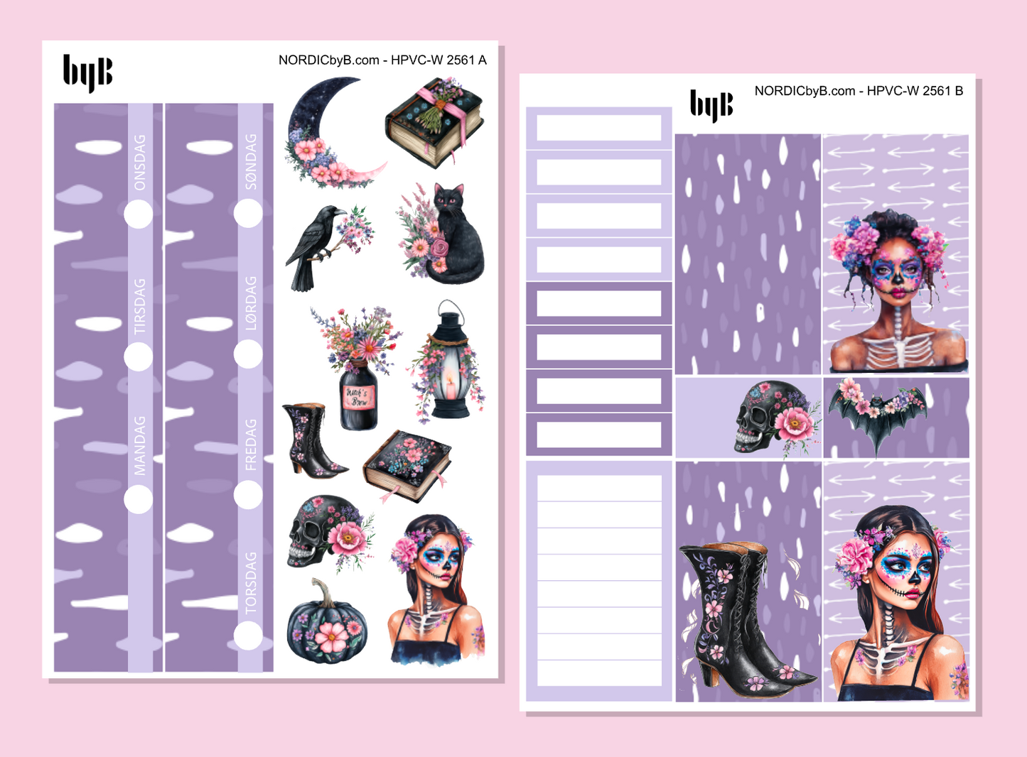 KIT 2561 - 2 SHEET KIT - HAPPY PLANNER CL.VERT.
