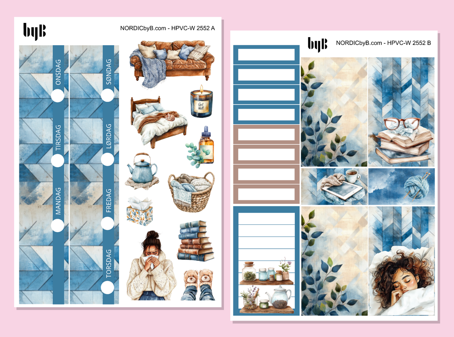 KIT 2552 - 2 SHEET KIT - HAPPY PLANNER CL.VERT.