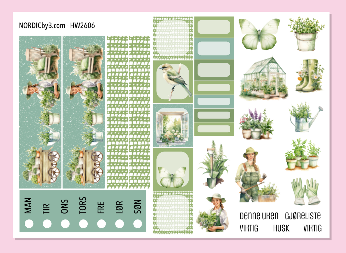 2606 Green Spring Hobonichi Weeks MiniKit