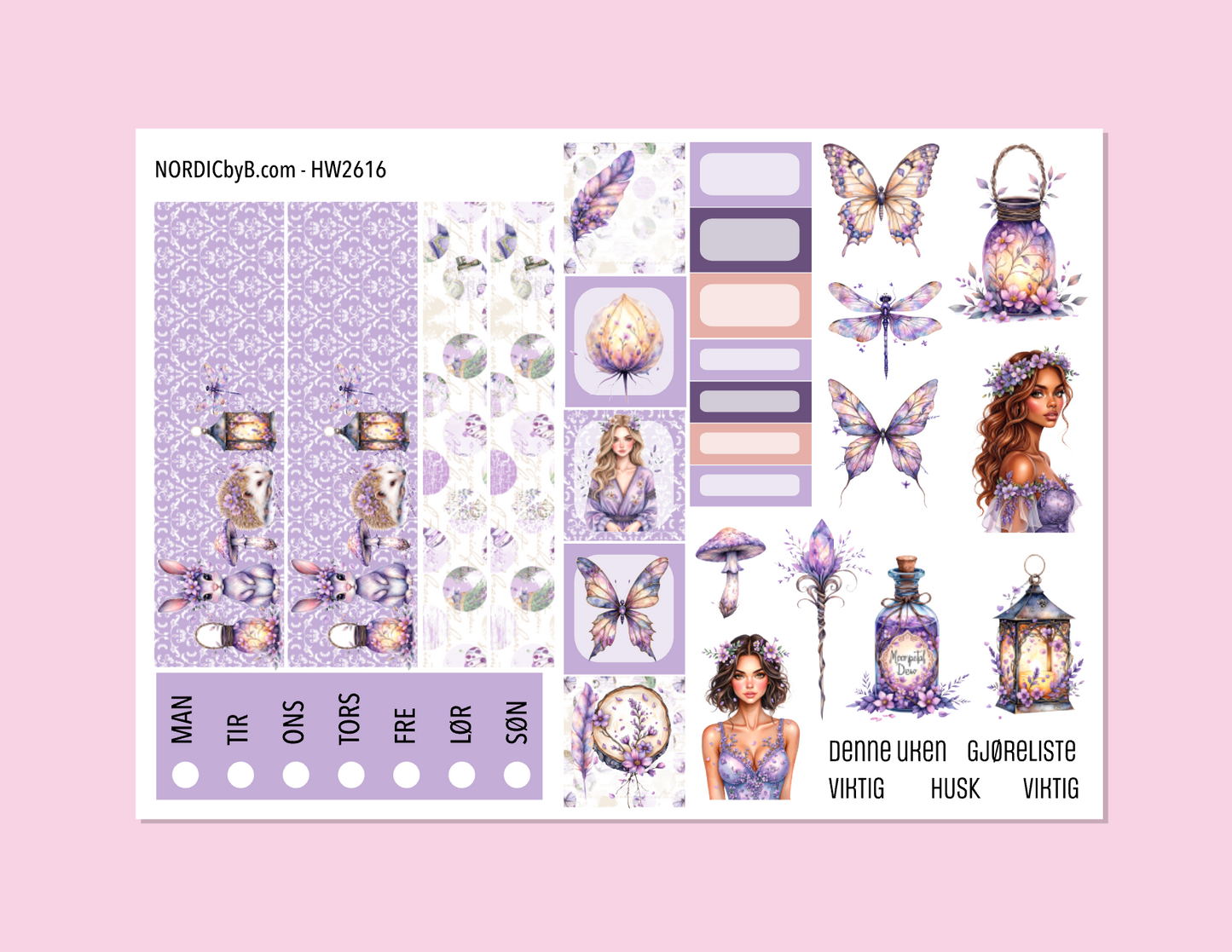 2616 Purple Veil Hobonichi Weeks MiniKit