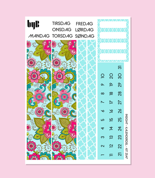 2547 INSIGHT PLANNER KALENDER-SIDE - 1 ark