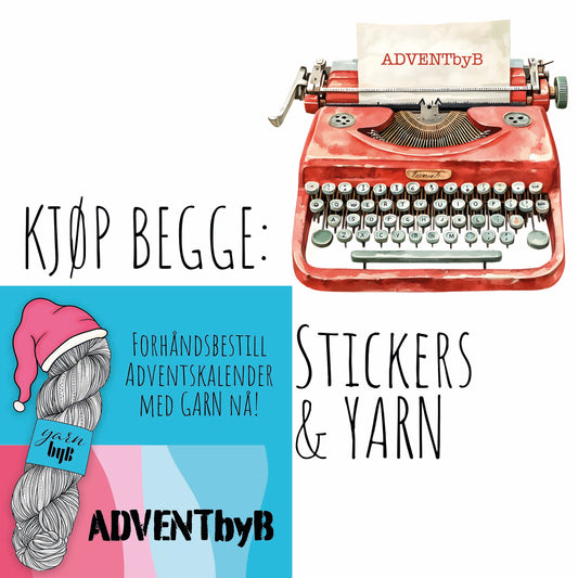 ADVENTbyB STICKERS - forhåndsbestill adventskalender!