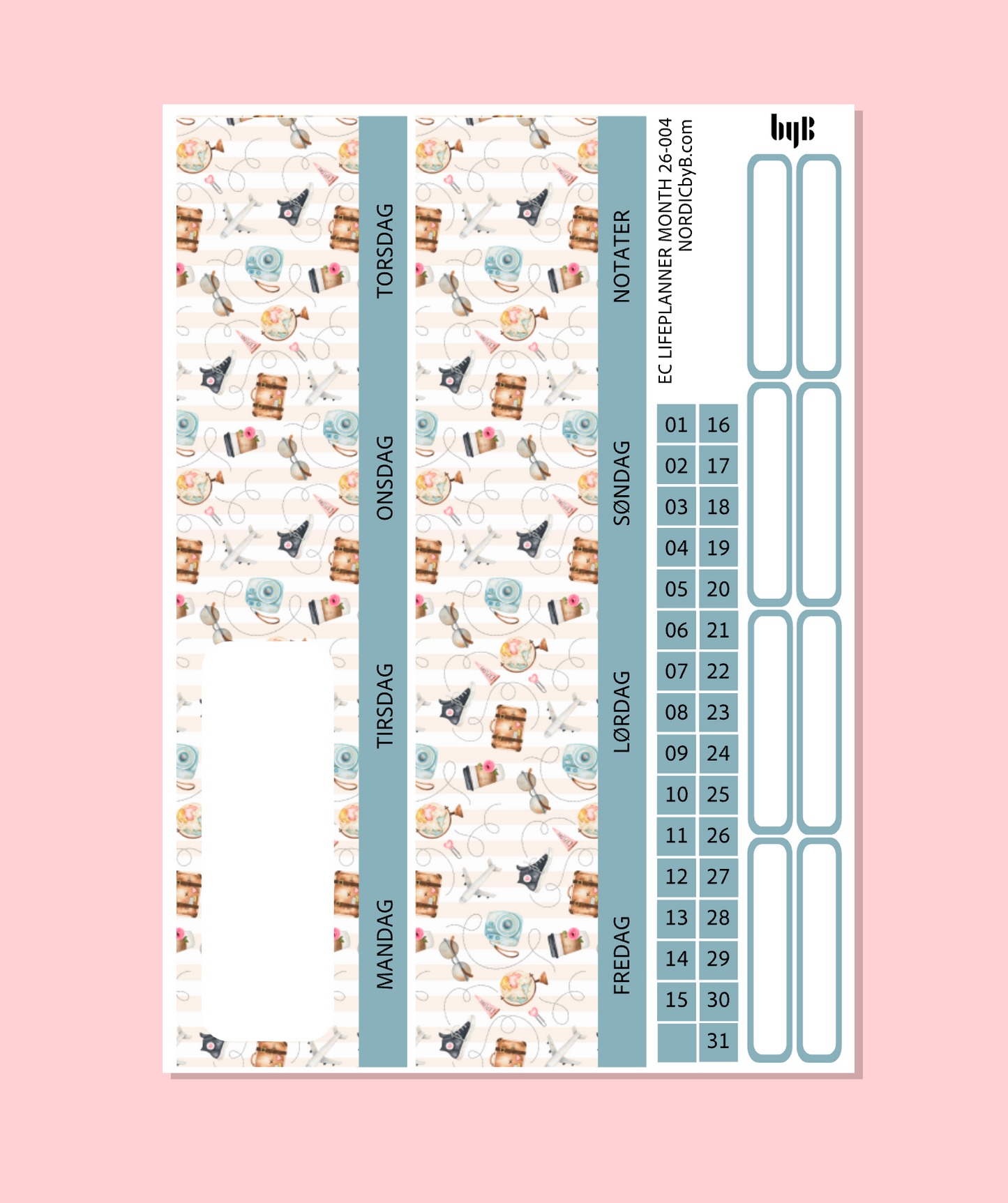 EC LIFEPLANNER MONTHLY PAGE LP M 26-004
