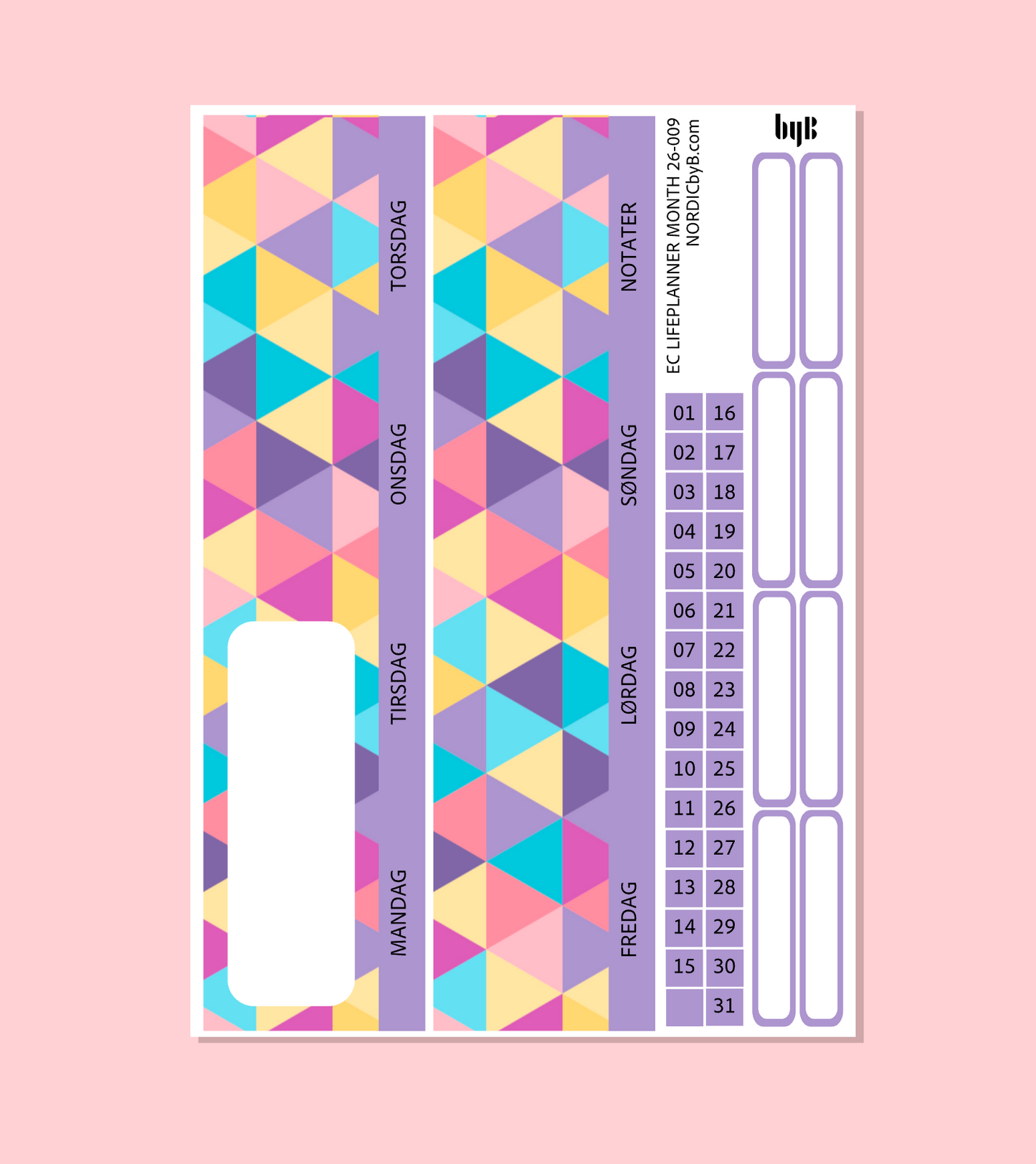 EC LIFEPLANNER MONTHLY PAGE LP M 26-009