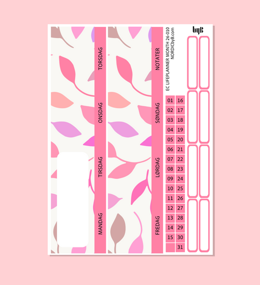 EC LIFEPLANNER MONTHLY PAGE LP M 26-010