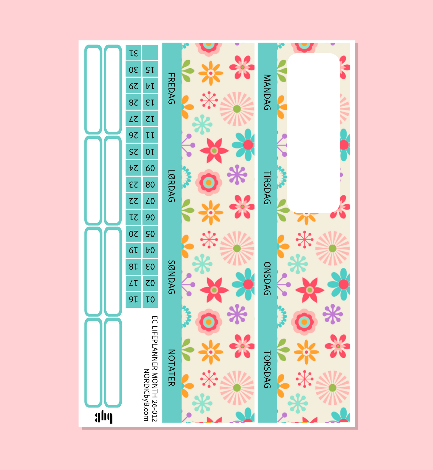 EC LIFEPLANNER MONTHLY PAGE LP M 26-012