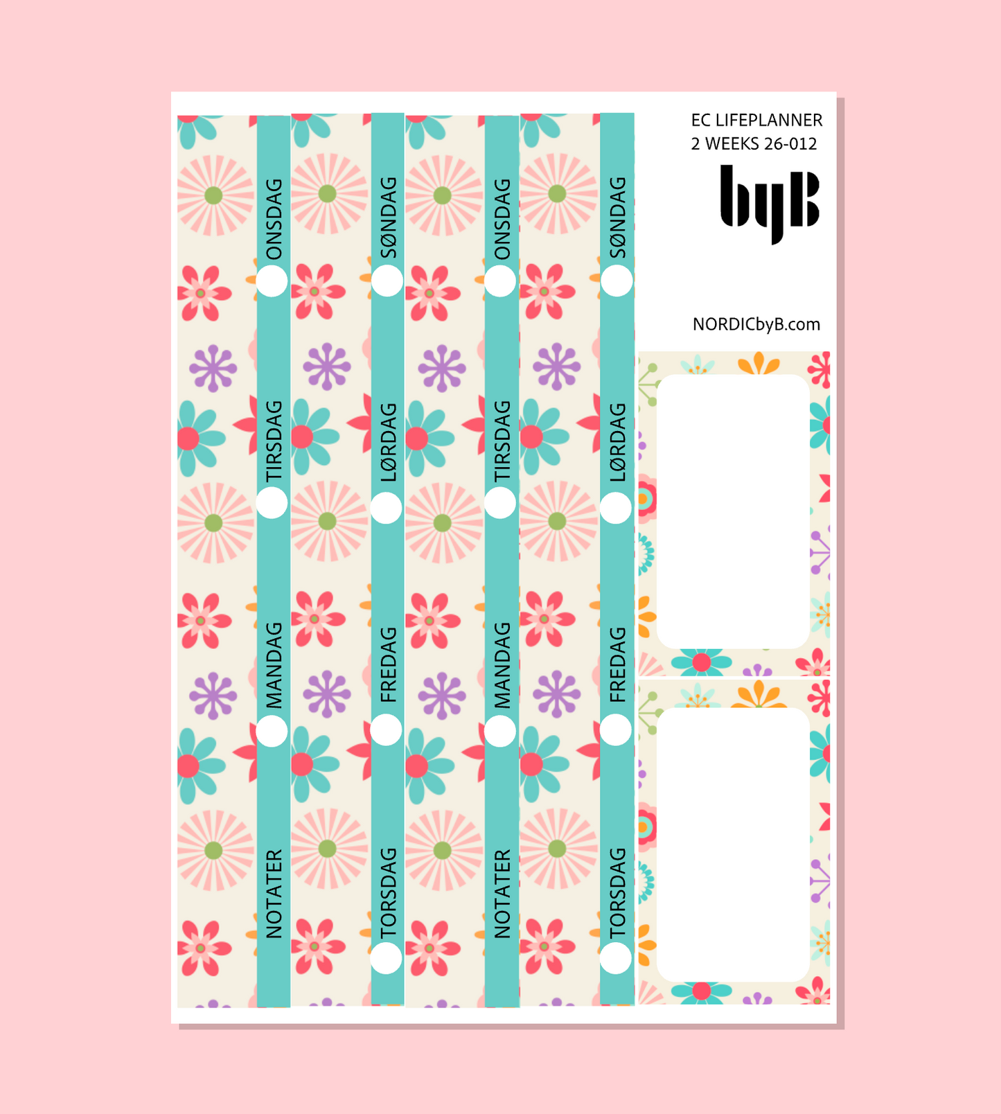 EC LIFEPLANNER WEEKS PAGE (2 weeks) LP W 26-012